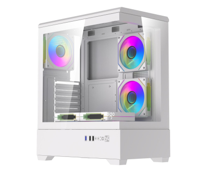 Obudowa DarkFlash C365 White + 5 Fans